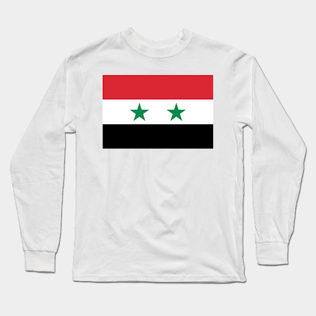 Syria Long Sleeve T-Shirt by Wickedcartoons